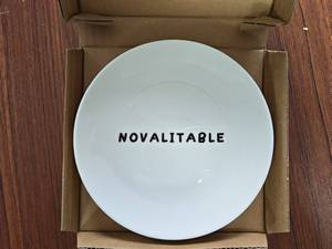 จานเซรามิก NOVALITABLE พิมพ์ลายพร้อมสลักโลโก้ ลวดลายสั่งทำได้ สำหรับฤดูกาลเปิดเทอมและงานรับปริญญา DIY - Product Image 2