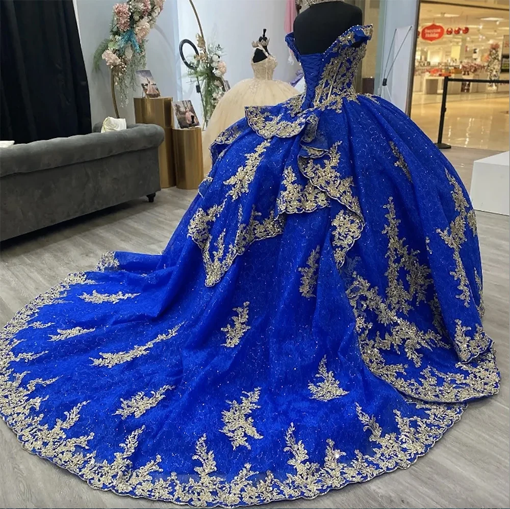 Verified Supplier Royal Blue And Gold Dress Handmade Afghan Heritage Outfit 