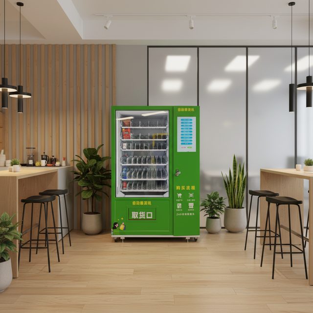 24-Hour Fully Automatic Unmanned Combo Vending Machine with SDK Function Europe-Compatible Vending Equipment