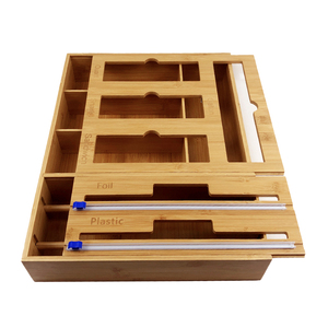 Túi Tre Có Khóa Kéo Túi Sắp Xếp Đựng Đồ Cho Ngăn Kéo Nhà Bếp Nắp Trên Có Thể Mở Túi Đựng Thực Phẩm Có Khóa Kéo Bằng Tre Màu Đen Sắp Xếp Đựng Đồ - Product Image 5