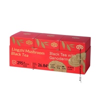 [Nouvel Emballage] Thé Noir Chunshan Xiamu au Ganoderma Fermenté en Conjointe Fermentation, Thé Nuage de Montagne de Haute Qualité en Boîte