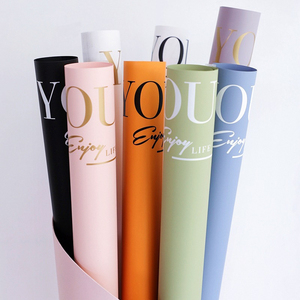 Papel de regalo floral <span class=keywords><strong>Jane</strong></span> <span class=keywords><strong>Eyre</strong></span> para ramos de San Valentín, materiales florales impermeables DIY para embalaje de regalo - Product Image 1