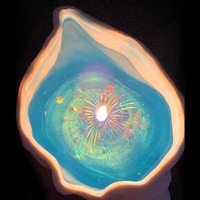 Muschel-Aromatherapie-Kerze Ozean-Feuerwerk-Design Kreative Muschelschalen-Handgemachte Gelee-Wachs Spiralförmige Perfekte Geschenkidee Party-Favor