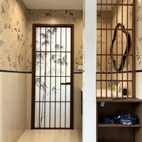 Porte coulissante chinoise, cadre métallique robuste, verre trempé imperméable, marque Meize, pour balcon, salle de bain et cuisine