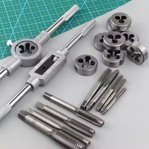 KIT PRO DE REPARACIÓN DE ROSCA DE 20PC, GRIFOS/TROQUELES DE ACERO DE 21, MANIJAS ANTIDESLIZANTES CON BLOQUEO DE CONO, CAJA DE ARMADURA AZUL IP44 - Product Image 4