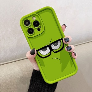 Cover per Telefono in Silicone Antiurto con Occhiali Divertenti BAILI per iPhone 13 14 15 Pro Max Custodia Morbida con Espressione Arrabbiata Cartoonesca - Product Image 6