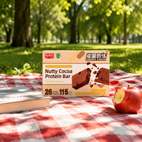 Barre protéinée végétalienne naturelle pure pour petit-déjeuner, substitut de repas, fabrication OEM, vente en gros, marque privée, aliment santé pour la nutrition diététique