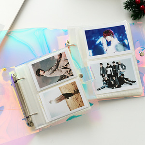 ألبوم صور ليزر صغير ملون شفاف بتصميم كتاب لحفظ الصور مقاس <span class=keywords><strong>3</strong></span> و4 و5 و6 بوصات، ألبوم لجمع البطاقات والصور - Product Image 6
