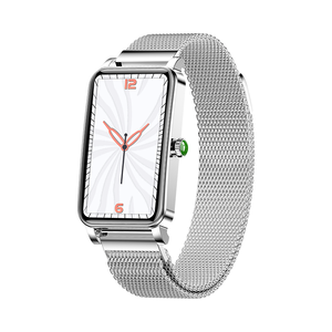 Montre connectée ZX19 pour femme, moniteur de fréquence cardiaque, moniteur d'oxygène sanguin, suivi des règles menstruelles, télécommande, tracker de fitness, bracelet en acier - Product Image 3