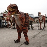 Costume de dinosaure animatronique OEM ODM Green Wing Dragon pour performance en extérieur dans les sites touristiques