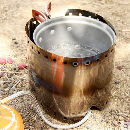 Pare-brise Pliable Pour Réchaud De Camping : Protection Contre Le Vent, Léger Et En Inox !