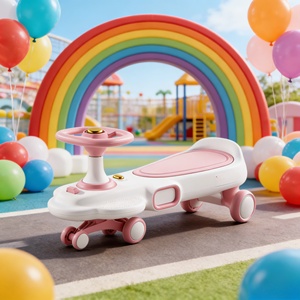 Porteur Électrique Écologique de Haute Qualité pour Enfants avec Lumières et Musique, Trottinette Pivotante en Plastique Durable - Product Image 6