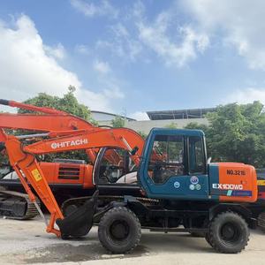 รถขุดล้อยางฮิตาชิ Ex100 มือสอง ผลิตในญี่ปุ่น รถขุดล้อยางฮิตาชิ Ex100 Ex100wd สำหรับขาย - Product Image 1