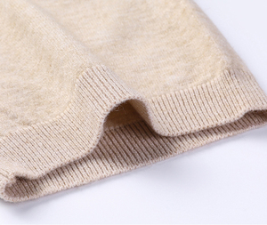 Men's Short Sleeve Knitted T-<strong>shirt</strong> Wool Sweater <strong>Mock</strong> Neck Lightweight Breathable Soft Minimalist Wholesale Personalized <strong>Jumper</strong> - Product Image 4
