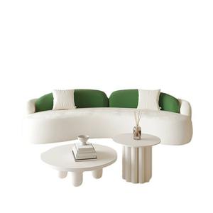 Canapé en tissu courbé en bois KJHJN2025, canapé d'hôtel en mousse haute densité - Product Image 5