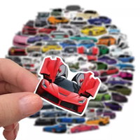 Autocollants anti-rayures résistants aux UV personnalisés, étanches, avec impression de logo de marque pour voiture Autocollants personnalisés en vinyle PVC découpé