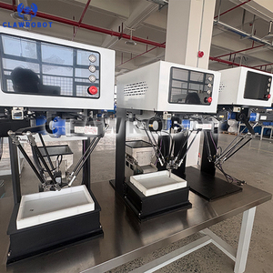 Robot Delta CLAWROBOT de 4 Ejes y 8 kg, Línea de Cinta Transportadora de Gran Alcance de 1400 mm para Clasificación de Carga Pesada, Recolección y Empaquetado de Alta Velocidad, CE - Product Image 3