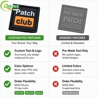 Patchs en PVC souple 3D personnalisés, logo en relief thermocollant, autocollants, pour chapeaux