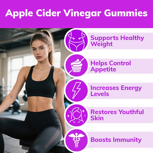 หมากฝรั่งลดน้ำหนักออร์แกนิกพร้อมน้ำส้มสายชูแอปเปิ้ลไซเดอร์สำหรับผู้ใหญ่ - Product Image 3