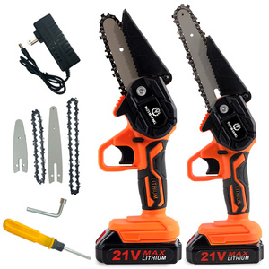Mini Motosierra Inalámbrica Portátil de 4+6 Pulgadas con Batería de Litio para Cortar Madera a Bajo Precio - Product Image 5