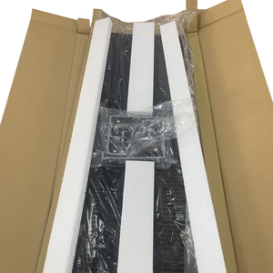 Organisateur de câbles moderne sous le bureau avec support en maille de tissu noir, système de gestion des câbles pour bureau d'ordinateur - Product Image 4