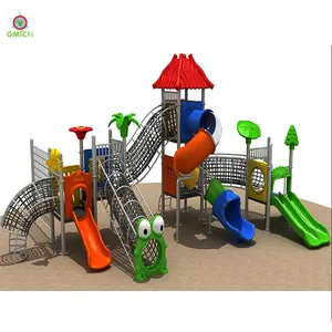 Attrezzature da gioco commerciali per bambini, attrezzature da arrampicata per bambini, parco giochi all'aperto, zona giochi all'aperto per bambini