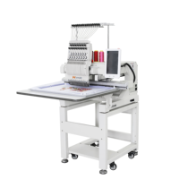 Machine à broder HONRAIN automatique à tête unique, 15 aiguilles, 1200 tr/min, pour usage domestique sur vêtements et casquettes