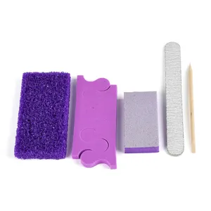 200Sets/Case Professional Wholesale 5Pcs Disposable Manicure Set 5 In 1 Pedicure Kit