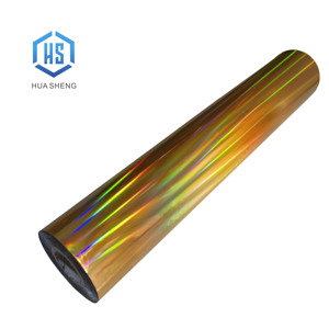 Muestra Gratuita de Lámina de Transferencia Térmica PET Holográfica Iridiscente Verde Metálico de 64cm X 120m, Reactiva al Tóner, para Grabado Láser - Product Image 4