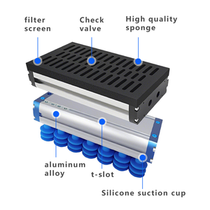 Eingebauter Vakuumgenerator-Greifer mit Silikon-Saugnäpfen für Roboterarm Automatisiertes Materialhandhabungssystem - Product Image 5