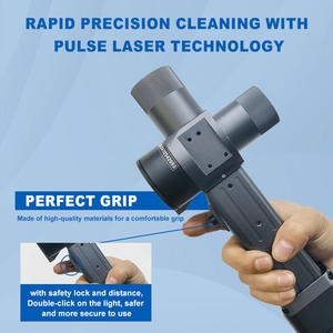 Machine <span class=keywords><strong>de</strong></span> <span class=keywords><strong>nettoyage</strong></span> laser JPT refroidie par air certifiée CE 100W 200W 300W, décapant <span class=keywords><strong>de</strong></span> rouille portable pour le marché européen - Product Image 6