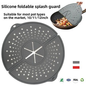 <span class=keywords><strong>Tapa</strong></span> de silicona plegable exclusiva para sartenes de 12 pulgadas o menos, <span class=keywords><strong>antisalpicaduras</strong></span>, apta para lavar a máquina y para horno. - Product Image 1