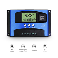 SUYEEGO contrôleur de charge solaire intelligent mppt contrôleur de charge solaire 30A 40A 50A 60A 100A amp pwm contrôleur de charge solaire manuel