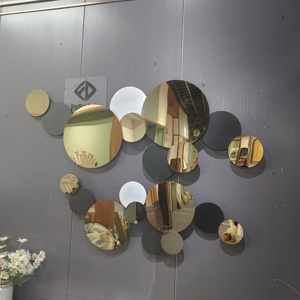 102X39CM S High Gloss Golden Home Modern Luxury <strong>Living</strong> <strong>Room</strong> <strong>Wall</strong> <strong>Metal</strong> Art <strong>Decor</strong> Hanging <strong>for</strong> Sale Discounts Dropshipping DDP - Product Image 4