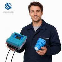 Débitmètre à ultrasons fiable pour canaux ouverts, compatible avec le canal de Parshall, pour la surveillance des eaux usées et l'irrigation
