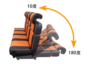 مقعد ثلاثي قابل للطي للمركبات الترفيهية مع أحزمة أمان ثلاثية النقاط، من المصنع مباشرة - Product Image 4
