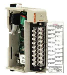 100% 새로운 오리지널 A-B 1769-IF4 MicroLogix 1500 PLC I/O 모듈 1769-IF4 재고 있음