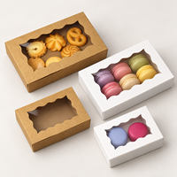 Boîte à pâtisserie rectangulaire en papier kraft écologique personnalisée avec fermeture magnétique pour biscuits faits main et friandises