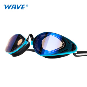Wave Competition Goggles <b>Large</b> <b>Frame</b> Anti-Fog Waterproof Silicone Swimming Diving - Product Image 5