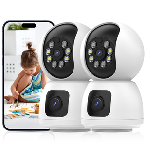 3MP HD Tầm Nhìn Ban Đêm Không Dây Máy Ảnh Nhà Từ Xa Điện Thoại Di Động Màn Hình Cảm Biến CMOS Đám Mây Lưu Trữ Dữ Liệu Mini Trong Nhà Máy Ảnh - Product Image 1