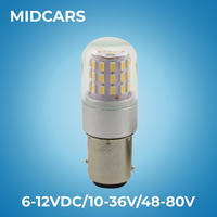 Ampoule LED BAY15D, lumière de signalisation de navigation marine multi-tension 10-36V, pour les normes mondiales, haute performance, longue durée de vie