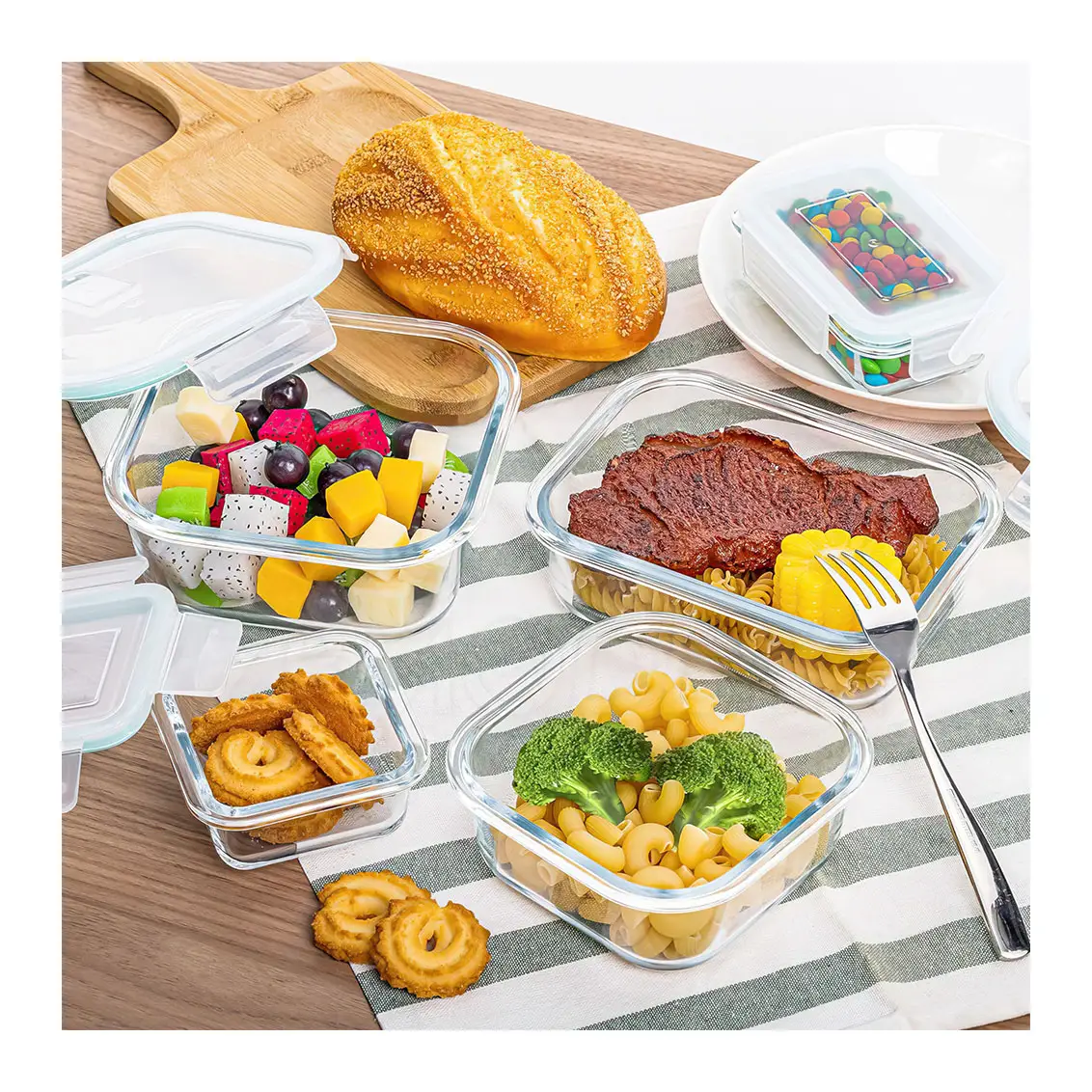 Superior Glass Food Storage Containers Set Safe Food Containers