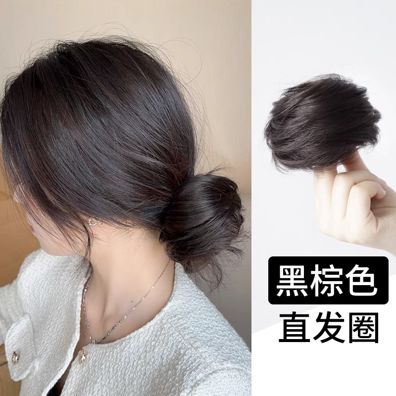 Tous les vrais cheveux [lisseur] brun-noir