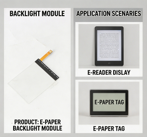 Module d'éclairage avant de 1,5 pouce, luminosité de 150 cd/m², module de rétroéclairage avec uniformité de 50 % pour écran E-Paper, forme et taille personnalisables - Product Image 6