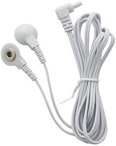 Cavi Elettrodi Schermati di Ricambio da 2,35mm con Connettore Standard a Scatto da 3,5mm per Unità di Massaggio TENS EMS - Product Image 3