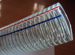 Стальная проволока ПВХ шланг с ПВХ покрытием усиленный термостойкий шланг для труб высокого давления - Product Image 4