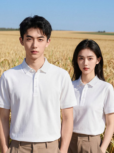 Golf Clothing Embroidered Printed Custom Design Plain White Black Cotton Polyester Fit Blank Men's Women Golf Polo T Shirts - Product Image 4