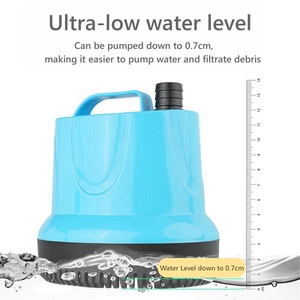 مضخة مياه غاطسة شفط سفلي هادئة 1500L/H لنافورات الحوض - Product Image 5