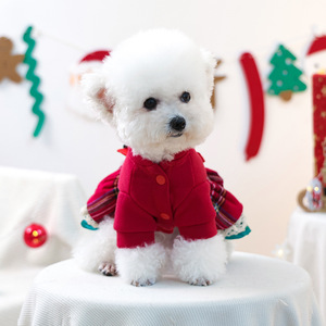 Ropa de Invierno para Perros con Diseño de Copo de Nieve y Alce Navideños, Chaquetas para Perros, Ropa para Mascotas - Product Image 2