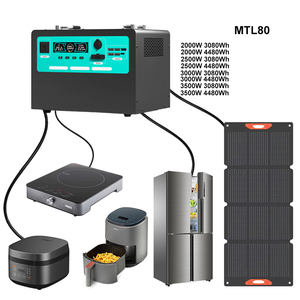Top Selling 600W-2000W Power Station MPPT Pure Sine Wave Solar Generator XT90 Fast Charge Off-grid 220V AC 4000+ Cycles - Product Image 3